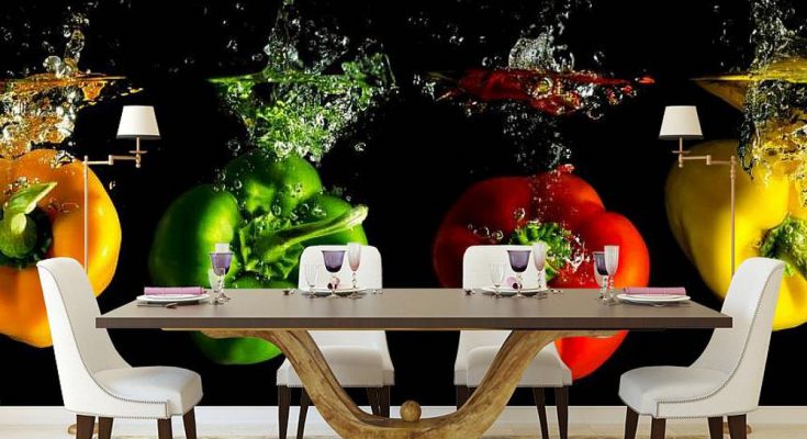 Fototapeta w kuchni warzywa